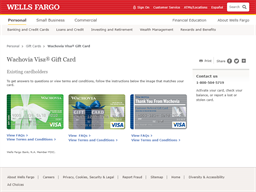 Wells Fargo Visa | Gift Card Balance Check | United States - gcb.today
