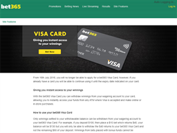 Monarch Peuter invoer Bet 365 Visa Card | Cadeaubonnen Saldo opvragen | Australië - gcb.today