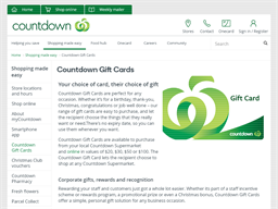 Countdown gift sale card balance nz