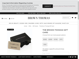 Brown Thomas | Gift Card Balance Check | Ireland - gcb.today