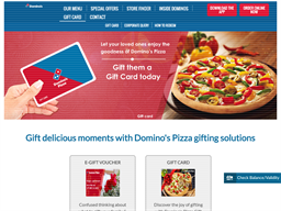Allerlei soorten Zorgvuldig lezen Overgave Domino's Pizza | Cadeaubonnen Saldo opvragen | India - gcb.today