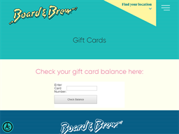 Board Brew Gift Card Balance Check Balance Enquiry