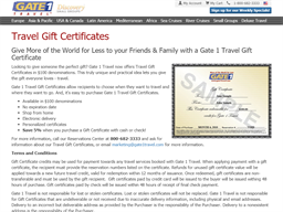 gate 1 travel gift certificate