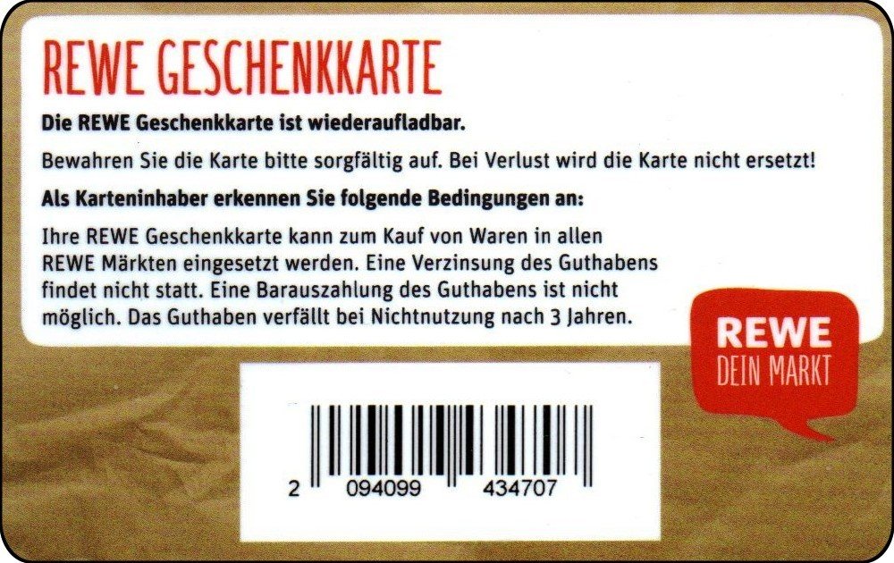 Rewe Geschenkkarten Guthaben Abfrage Deutschland Gcb Today