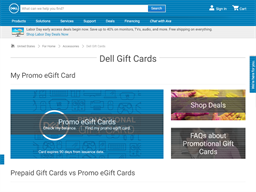 Dell Promo Gift Card Balance Check Balance Enquiry Links Reviews Contact Social Terms And More Gcb Today