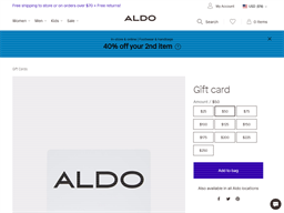 aldo gift card balance