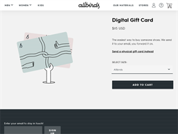 Allbirds | Gift Card Balance Check 