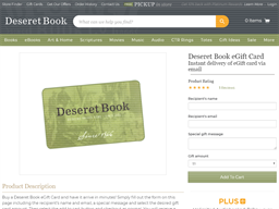 Deseret Book Gift Card Balance Check Balance Enquiry Links