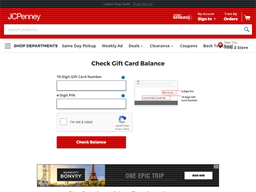 JCPenney $497 Gift Card Value - PHYSICAL GIFT CARD JC Penney JCP