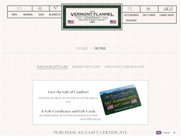 Vermont Flannel Company Gift Card Balance Check