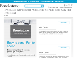 Brookstone Gift Card Balance Check