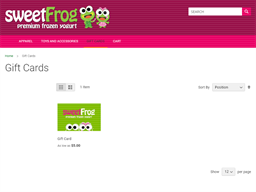 sweet frog e gift card