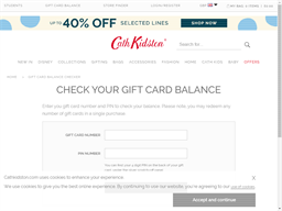 Cath Kidston | Gift Card Balance Check 