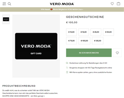 Vero | Check af gavekortsaldo | Østrig - gcb.today