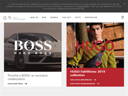 hugo boss official website