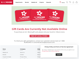 AC Moore | Gift Card Balance Check 