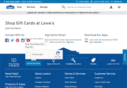 Lowe's | Gift Card Balance Check | Balance Enquiry, Links & Reviews ...