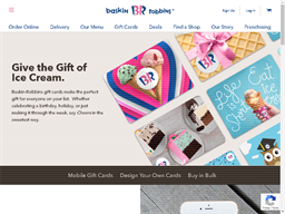 Baskin Robbins | Gift Card Balance Check | United States - gcb.today