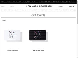 New York & Company | Gift Card Balance Check | United States ...