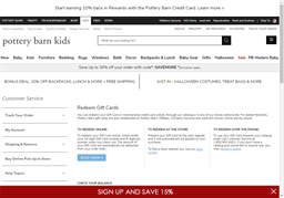 Pottery Barn Kids Gift Card Balance Check Balance Enquiry