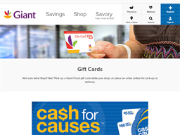 Giant Foods Gift Card Balance Check Balance Enquiry Links Reviews Contact Social Terms And More Gcb Today