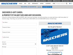 skechers gift card