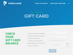 Your Parkland Gift Cards