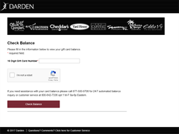 Olive Garden Gift Card Balance Check Balance Enquiry Links