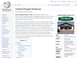 Orchard Supply Hardware - Wikipedia