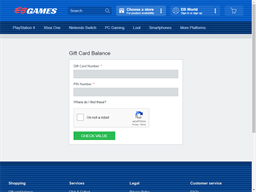 Eb Games Gift Card Balance Check Balance Enquiry Links Reviews Contact Social Terms And More Gcb Today