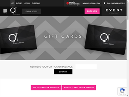 Qt Hotels Resorts Gift Card Balance Check Balance Enquiry Links Reviews Contact Social Terms And More Gcb Today